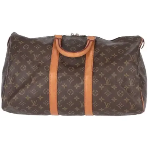 Pre-owned Weekend Bags, female, , Size: ONE SIZE Pre-owned Canvas louis-vuitton-bags - Louis Vuitton Vintage - Modalova