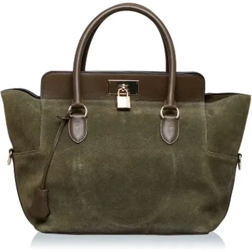 Pre-owned Suede totes , female, Sizes: ONE SIZE - Hermès Vintage - Modalova