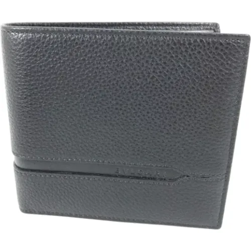 Pre-owned Wallets, male, , Size: ONE SIZE Pre-owned Leather wallets - Bvlgari Vintage - Modalova