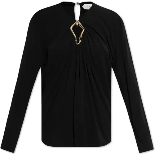 Top with cut-out , female, Sizes: XS, S, M - Lanvin - Modalova