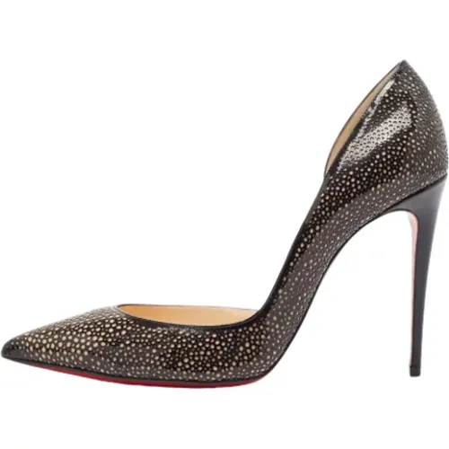 Pre-owned Pumps, female, , Size: 7 1/2 US Pre-owned Leather heels - Christian Louboutin Pre-owned - Modalova