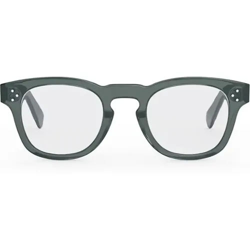 Glasses, unisex, , Size: 48 MM Transparent Square Frame CL50118i - Celine - Modalova