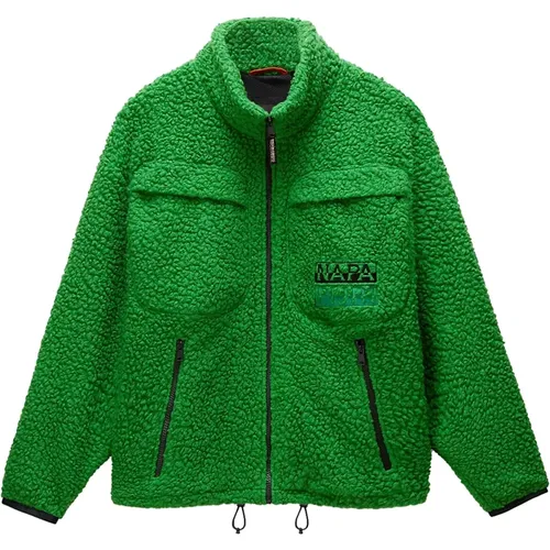 Zip-throughs, male, , Size: L Gren Kelly Stylish Jacket - Napapijri - Modalova