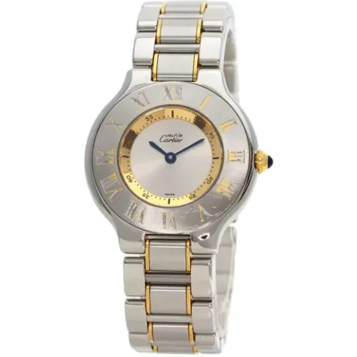 Pre-owned Watches, female, , Size: ONE SIZE Pre-owned Stainless Steel watches - Cartier Vintage - Modalova