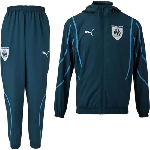 Training Sets, male, , Size: XL Olympique Marseille Senior Training Tracksuit 2024/2025 - Puma - Modalova