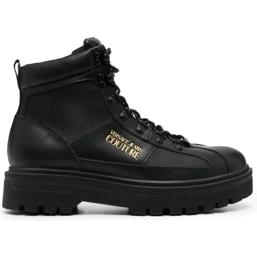 Sneakers, Anfibi CV , male, Sizes: 7 UK - Versace Jeans Couture - Modalova