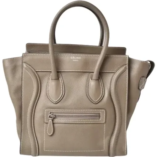 Pre-owned Tote Bags, female, , Size: ONE SIZE Pre-owned Leather celine-bags - Celine Vintage - Modalova