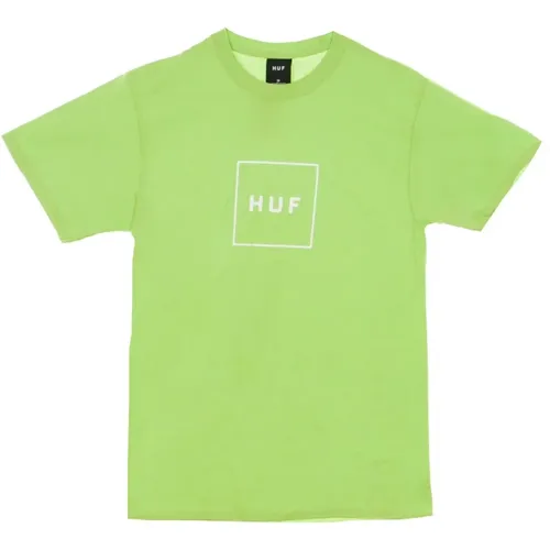 T-Shirts, male, , Size: XL Box Logo T-shirt - HUF - Modalova