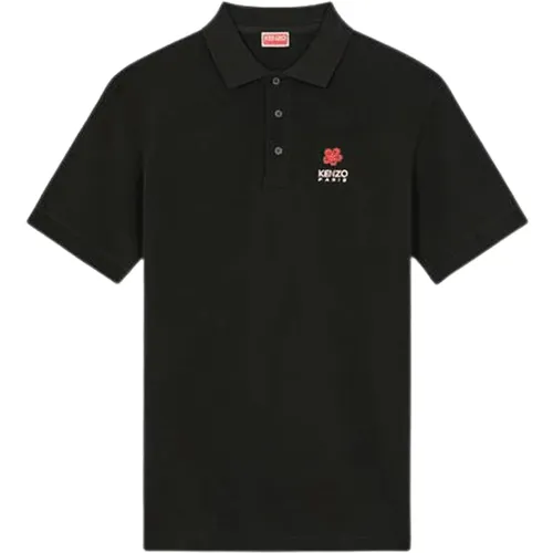 Flower Crest Polo , male, Sizes: M - Kenzo - Modalova