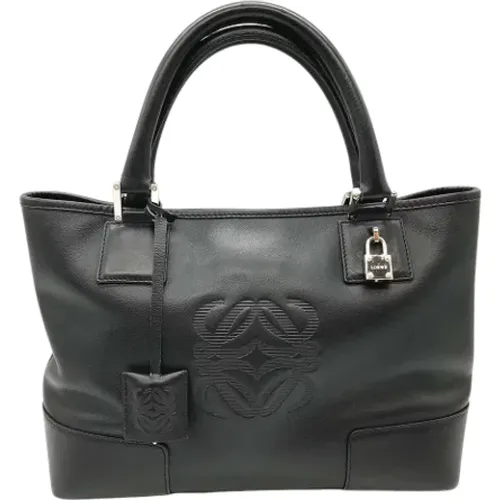 Pre-owned Tote Bags, female, , Size: ONE SIZE Pre-owned Leather handbags - Loewe Pre-owned - Modalova