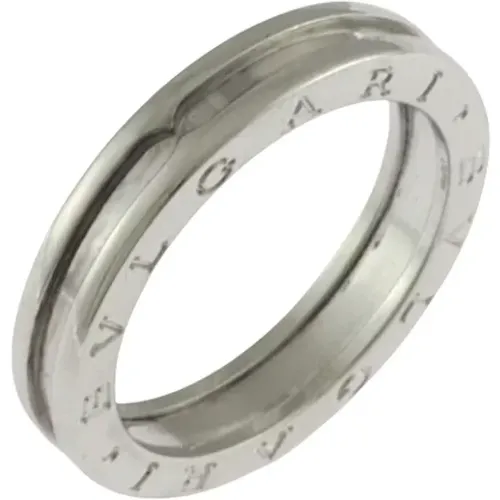 Pre-owned White Gold rings , female, Sizes: ONE SIZE - Bvlgari Vintage - Modalova