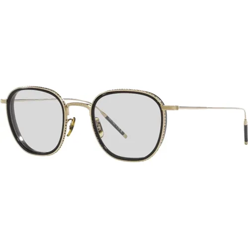 Gold/Silver Mist Eyewear Frames Tk-9 , unisex, Sizes: 48 MM - Oliver Peoples - Modalova