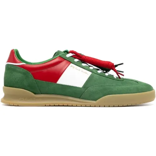 Grüne Wildleder Sneakers , Herren, Größe: 40 EU - PS By Paul Smith - Modalova