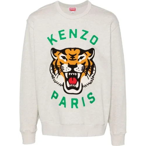 Grey Sweater Collection , male, Sizes: S, XL, M, L - Kenzo - Modalova