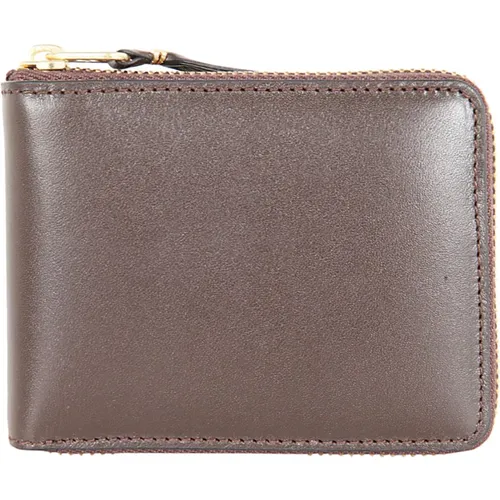 Classic Navy Leather Wallet , male, Sizes: ONE SIZE - Comme des Garçons - Modalova