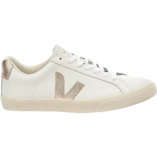 Extra Platine Logo Sneakers , female, Sizes: 4 UK, 5 UK, 3 UK - Veja - Modalova