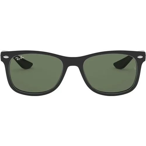 Sunglasses,Trendige Junior Sonnenbrille,Junior Wayfarer Sonnenbrille - Schwarz/Grauer Farbton - Ray-Ban - Modalova