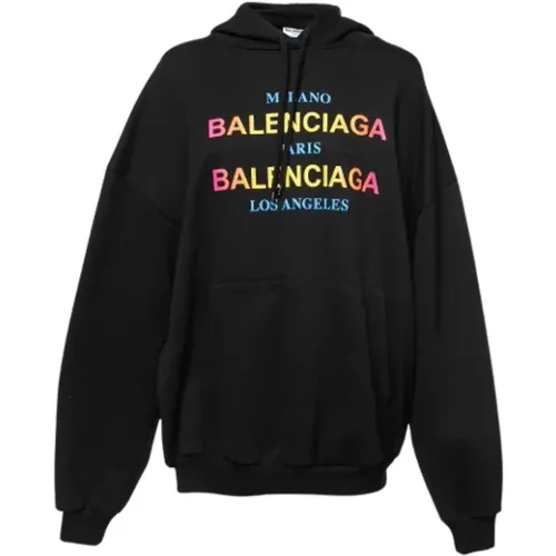 Pre-owned Knitwear & Sweatshirts, female, , Size: M Pre-owned Cotton tops - Balenciaga Vintage - Modalova