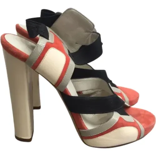 Pre-owned Wildleder sandals , Damen, Größe: 38 EU - Balenciaga Vintage - Modalova