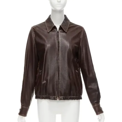 Pre-owned Leather outerwear , female, Sizes: L - Marni Pre-owned - Modalova
