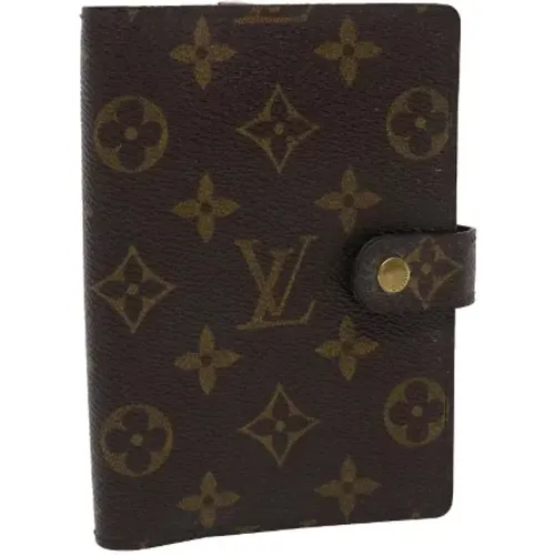 Gebrauchtes Braunes Leinwand Louis Vuitton Tagebuch - Louis Vuitton Vintage - Modalova
