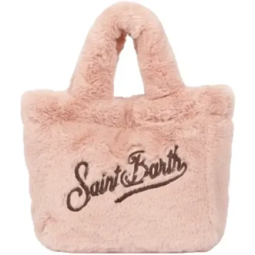 Handbags, female, , Size: ONE SIZE Soft Furry Mini Vanity Bag - MC2 Saint Barth - Modalova