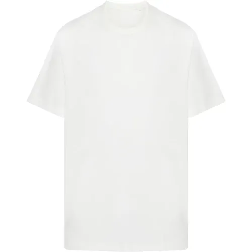 Premium T-Shirt mit kurzen Ärmeln in Off , Herren, Größe: S - Y-3 - Modalova