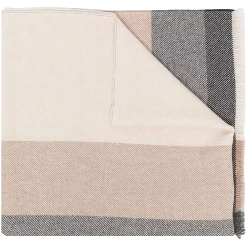 Luxury Wool Cashmere Scarf Italy , male, Sizes: ONE SIZE - BRUNELLO CUCINELLI - Modalova