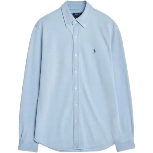 Klassisches Baumwoll-Piqué-Hemd , Herren, Größe: XL - Polo Ralph Lauren - Modalova