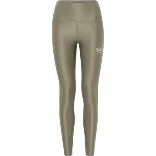 Stilvolle Sport Leggings Olive , Damen, Größe: XL - Ball - Modalova