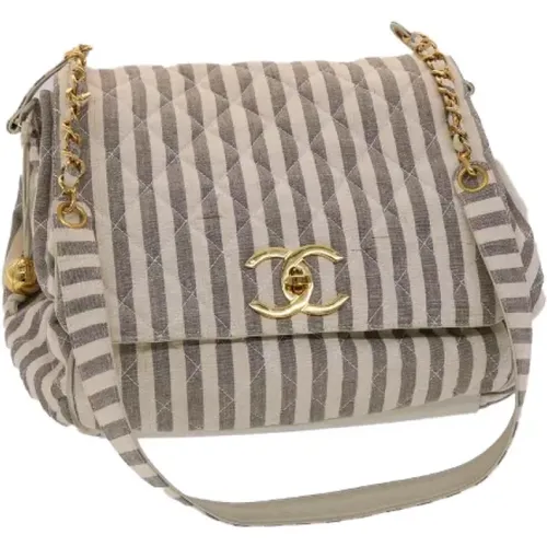 Pre-owned Shoulder Bags, female, , Size: ONE SIZE Pre-owned Canvas chanel-bags - Chanel Vintage - Modalova