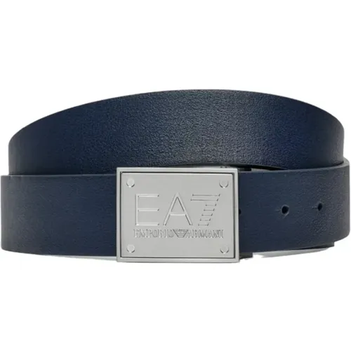 Wendbarer Navy Gürtel Griffin Stil - Emporio Armani EA7 - Modalova