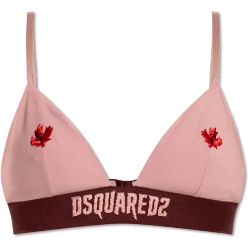 Bras, female, , Size: S Bra with logo - Dsquared2 - Modalova