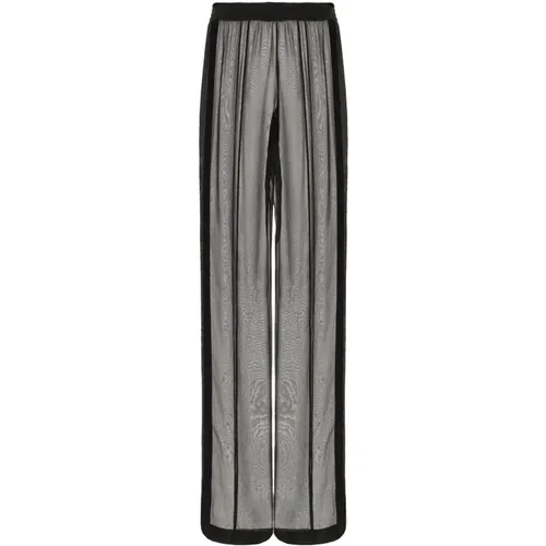 Wide Trousers, female, , Size: L Wide Trousers - Saint Laurent - Modalova