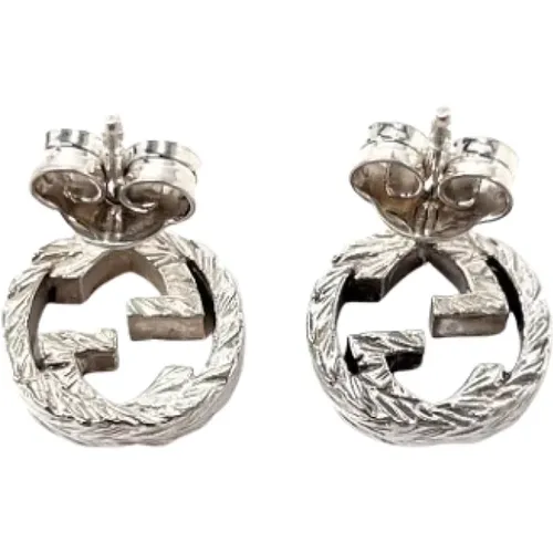 Pre-owned Jewellery, female, , Size: ONE SIZE Pre-owned Metal earrings - Gucci Vintage - Modalova