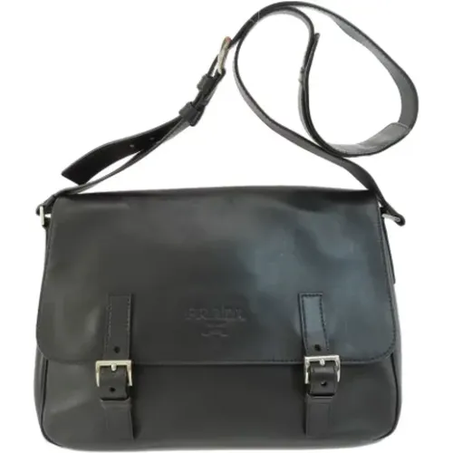 Pre-owned Cross Body Bags, female, , Size: ONE SIZE Pre-owned Leather shoulder-bags - Prada Vintage - Modalova