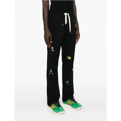 Embroidered Jogger Pants , male, Sizes: M, L - Casablanca - Modalova