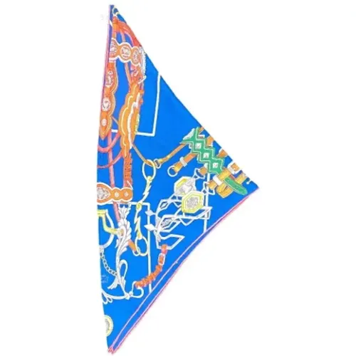 Pre-owned Scarves, female, , Size: ONE SIZE Pre-owned Silk scarves - Hermès Vintage - Modalova