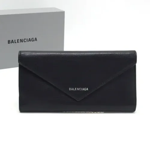 Pre-owned Wallets, female, , Size: ONE SIZE Pre-owned Leather wallets - Balenciaga Vintage - Modalova