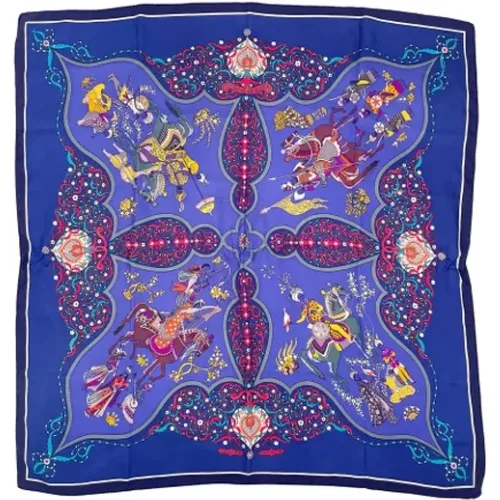 Pre-owned Scarves, female, , Size: ONE SIZE Pre-owned Silk scarves - Hermès Vintage - Modalova