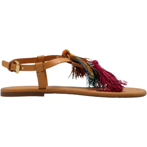 Braided Sandals with Colorful Straps , female, Sizes: 3 UK - See by Chloé - Modalova