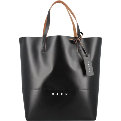 Tote Bags, male, , Size: ONE SIZE Handbag Tribeca Shopping Bag - Marni - Modalova