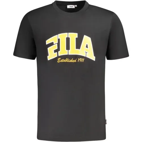 T-Shirts, male, , Size: M Graphic Logo Tee Crew Neck - Fila - Modalova