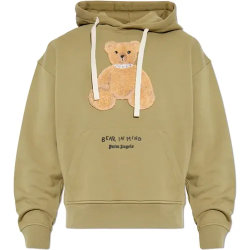 Hoodies, male, , Size: XL Teddy Bear Hoodie - Palm Angels - Modalova