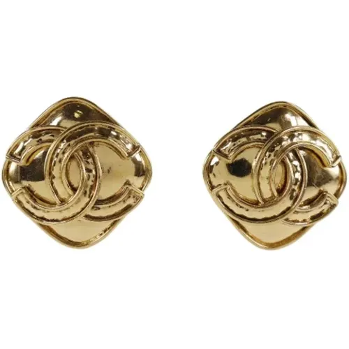 Pre-owned Jewellery, female, , Size: ONE SIZE Pre-owned Metal earrings - Chanel Vintage - Modalova