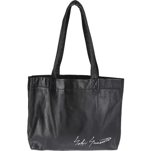 Tote Bags, female, , Size: ONE SIZE Signature Tote Bag - Yohji Yamamoto - Modalova