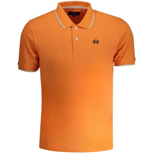 Contrast Polo Shirt with Logo Embroidery , male, Sizes: 3XL, M, L, XL, S, 2XL - LA MARTINA - Modalova