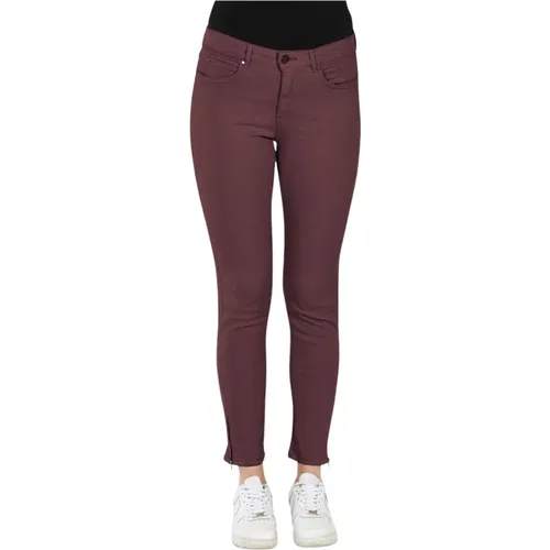 Purple Magic Fit Pants , female, Sizes: 3XL - C.Ro - Modalova