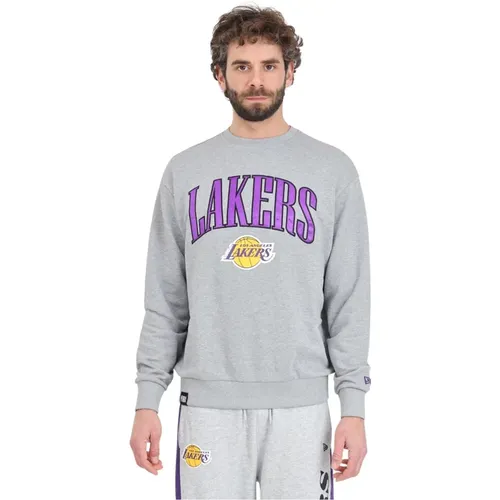LA Lakers NBA Arch Graphic Sweater , Herren, Größe: L - new era - Modalova