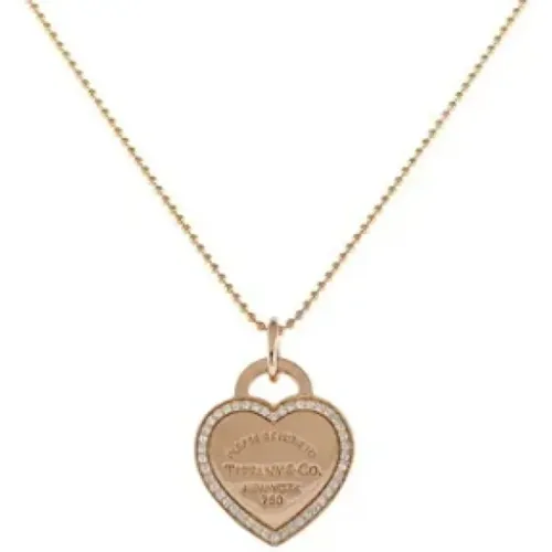 Pre-owned Jewellery, female, , Size: ONE SIZE Pre-owned Rose Gold necklaces - Tiffany & Co. Pre-owned - Modalova